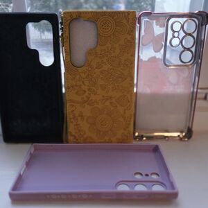 Floral Yellow and Pink Phone Case Set If 4